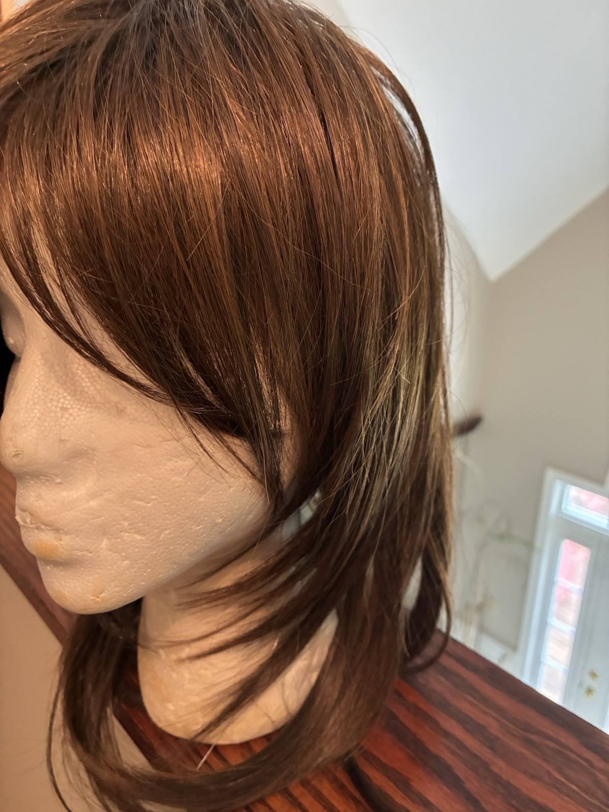 Gabor Essentials Modern Poise Long Shag Synthetic Wig HairUWear Light Brown