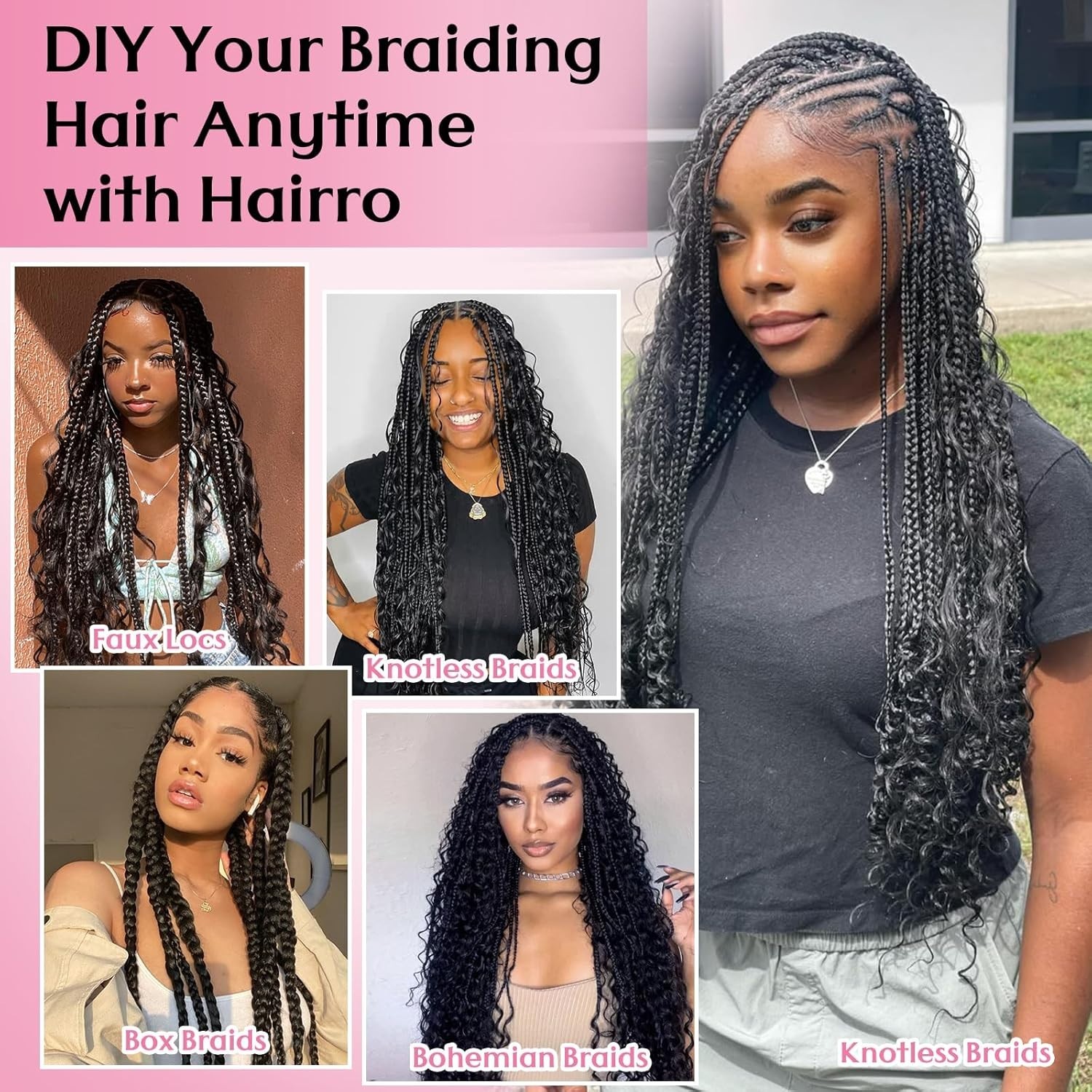 2 Bundles 15in Human Hair Extensions Water Wave No Weft #1B Natural Black 100g