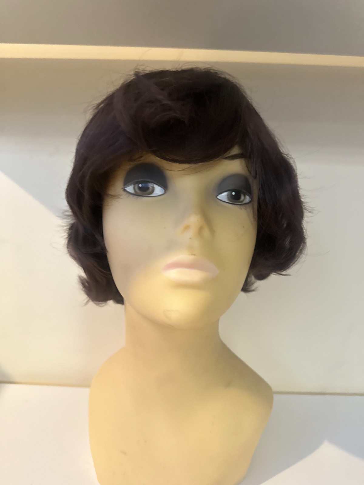Boy Cut Wig Women’s Brown Synthetic Free Part Washable Fashion Tape-In SZ N226