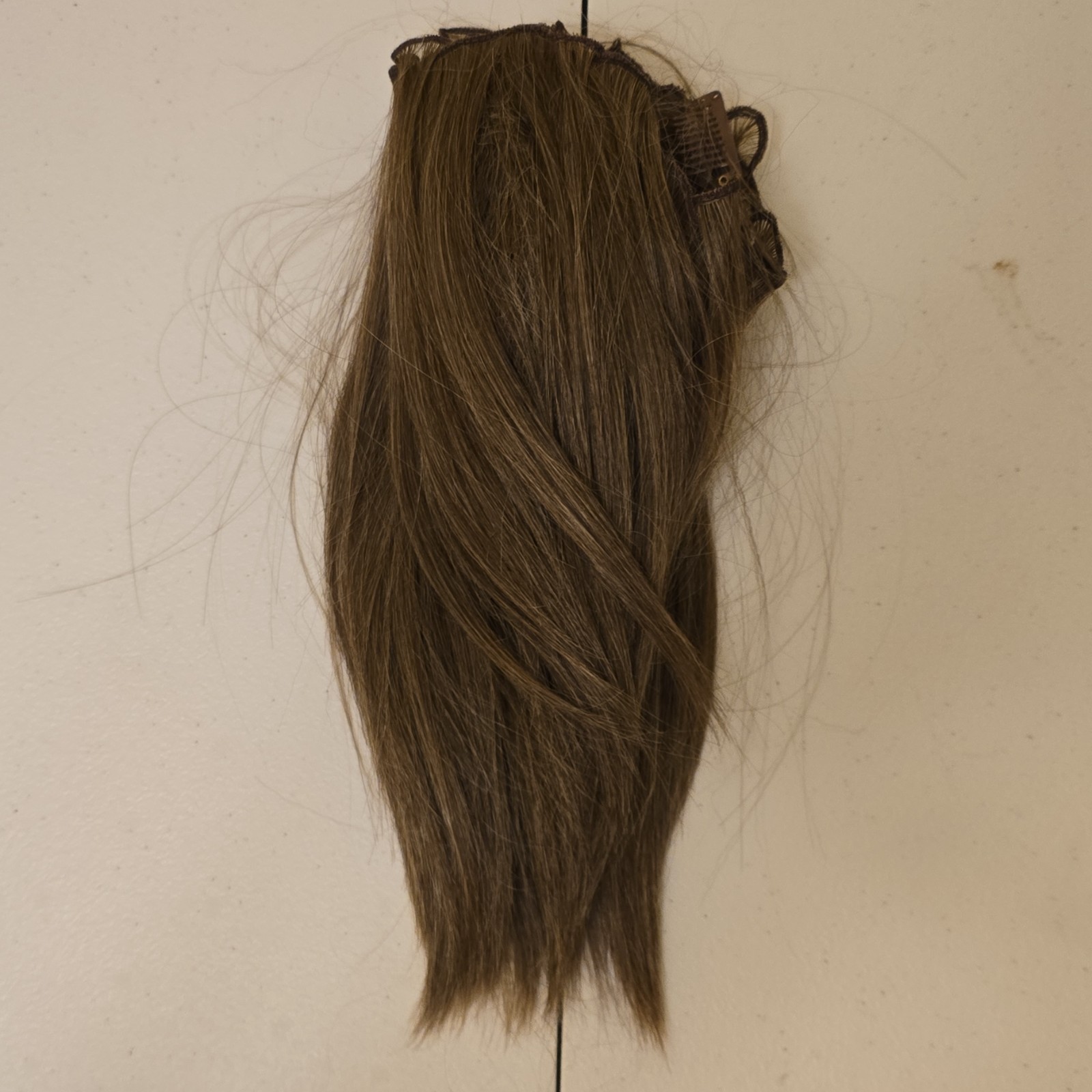 SEIKEA Clip-In Synthetic Brown Ponytail Hair Extension Straight 21-30 in Women