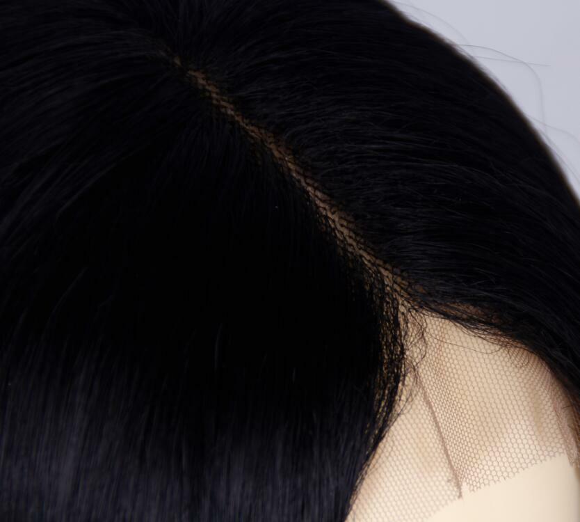 Wig for Woman Long Straight Black Lace Front Synthetic Heat Resistant Women Hair