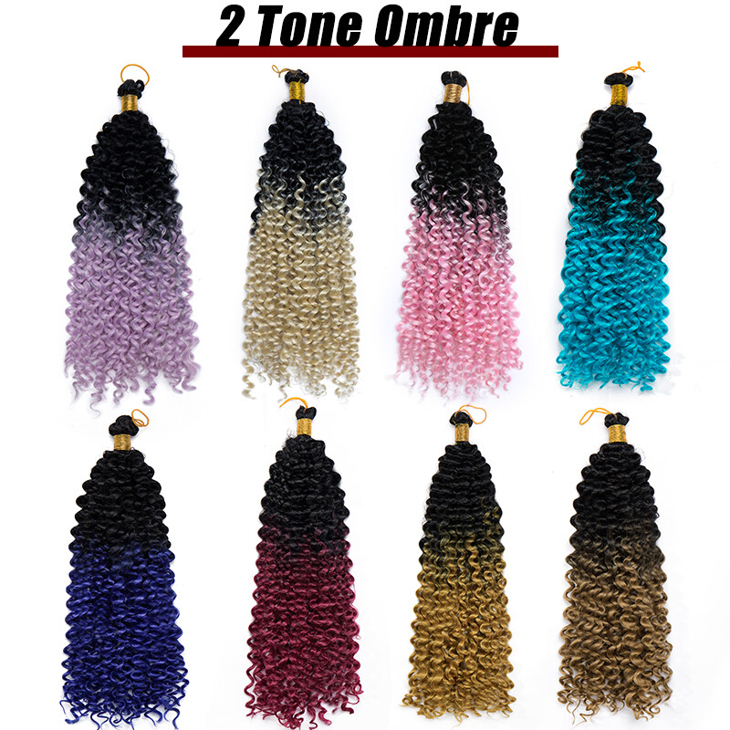 Marley Bob Wavy Jumbo Braiding Briads Hair Extensions Bobble Water Wave Crochet