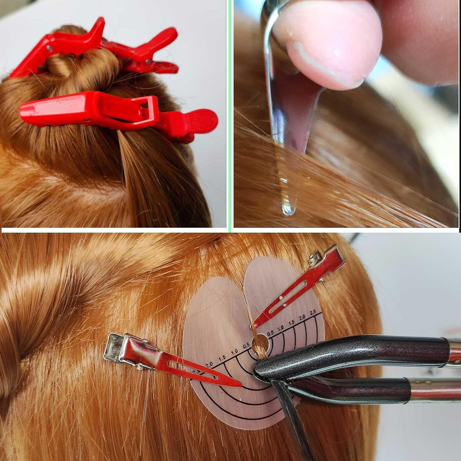 Fusion Extension Tools Hair Extension Connector Machine Pre Bonded Keratin Flat
