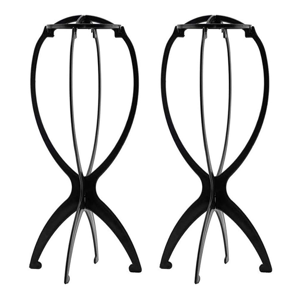 2× Portable Wig Holder Wig Stand for All Wigs 13.8 Inch Wig Stands Men Women USA