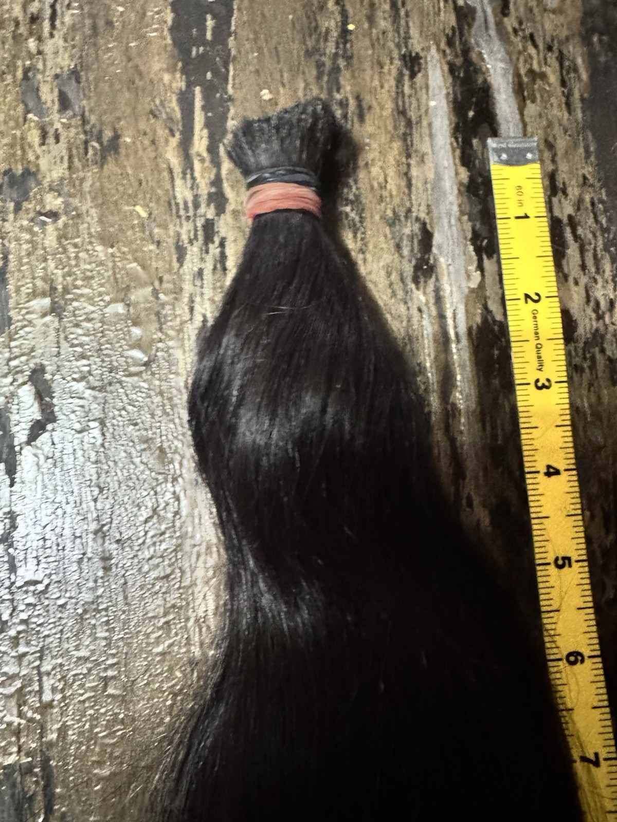 1605 Natural Human Hair Ponytail Straight Real Hair 18 Inch 65 g