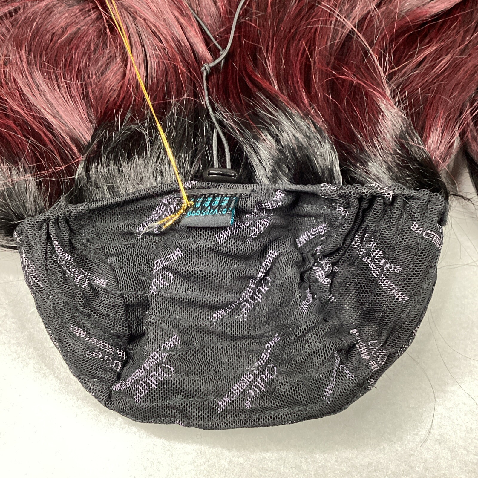 Converti-Cap + Wrap Pony Kiss & Tell #DR Mulled Wine Black Premium Synthetic Wig
