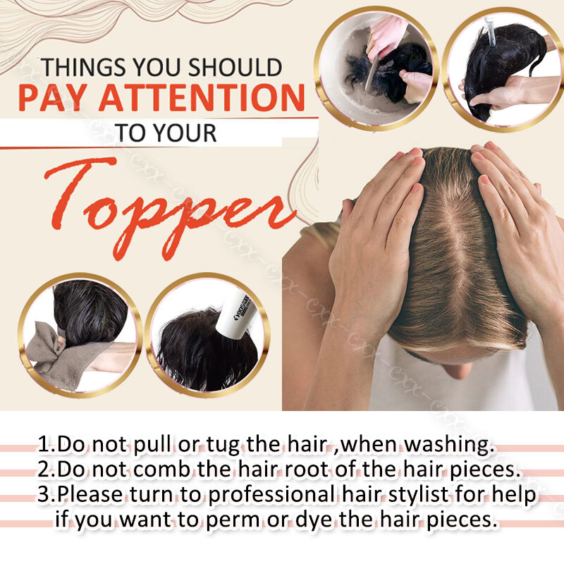 8x10cm Swiss Lace Clip in Topper Remy Human Hair Women Toupee Free-Part Straight