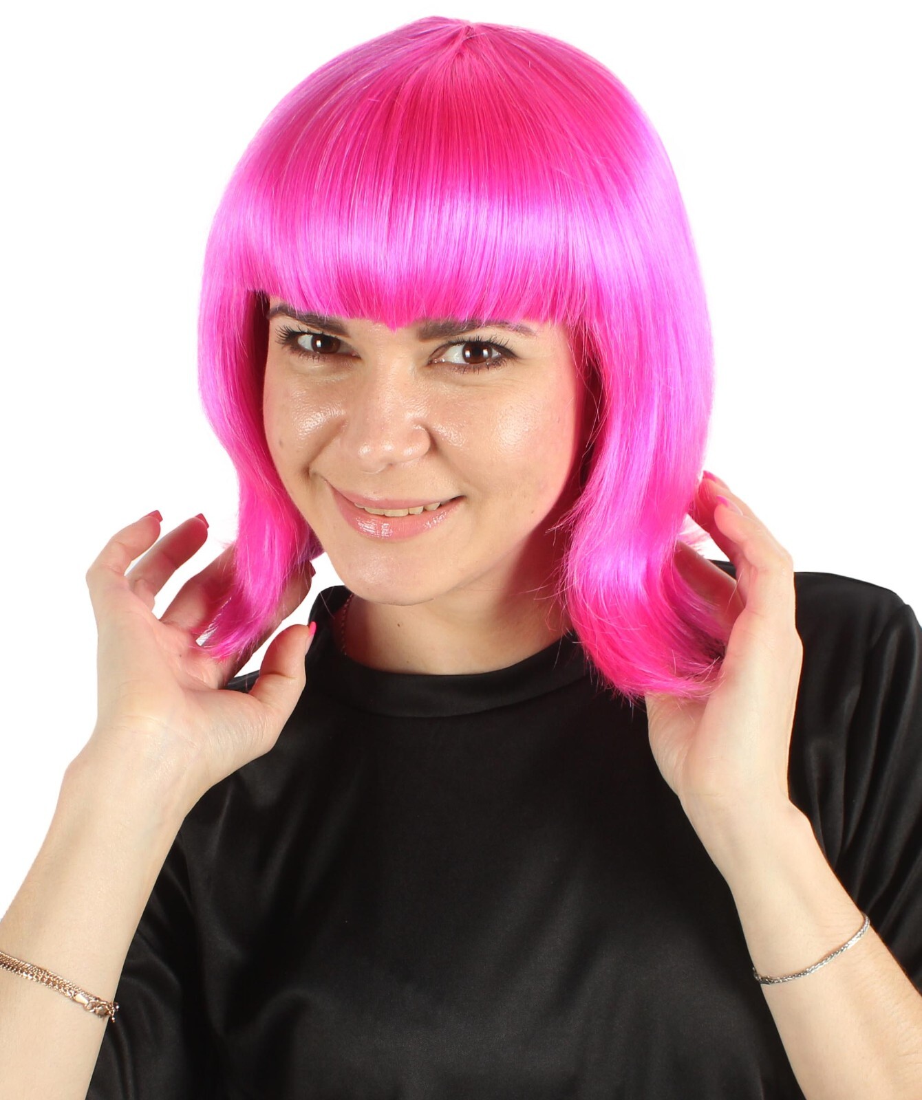 Adult Women’s Straight Short Vampire Wig | Premium Breathable Capless Cap HW-162