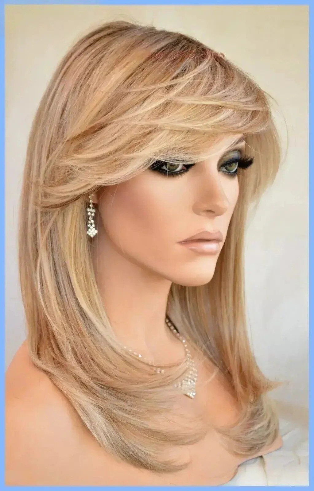 Spotlight Lace Front Heat Friendly Monotop Wig Raquel Welch Shaded Biscuit