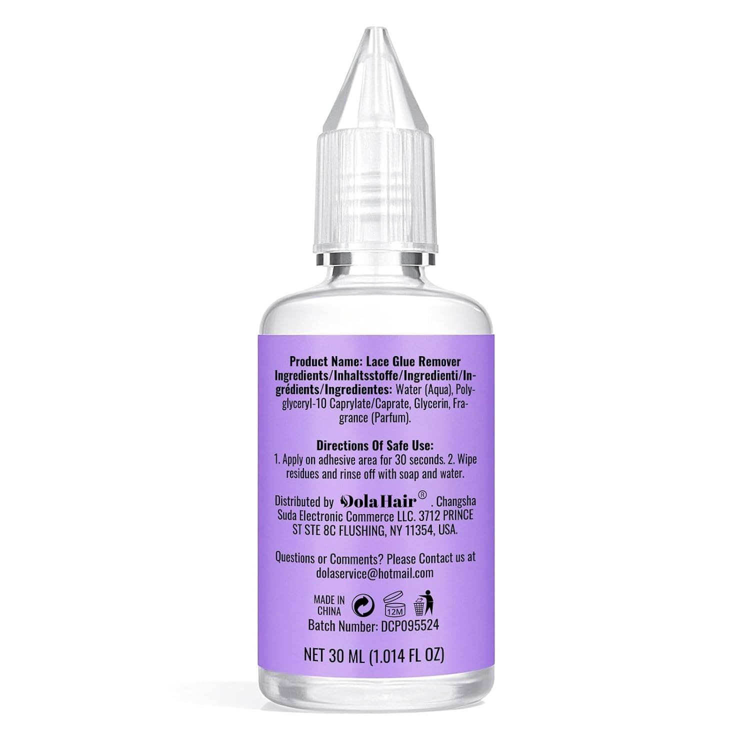 Gentle Lace Glue Remover for Wigs and Hair Extensions – Waterproof Formula