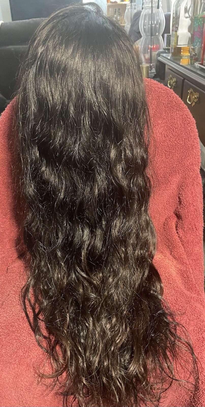 5×5 Raw Custom Indian Lace Closure Wig-26”