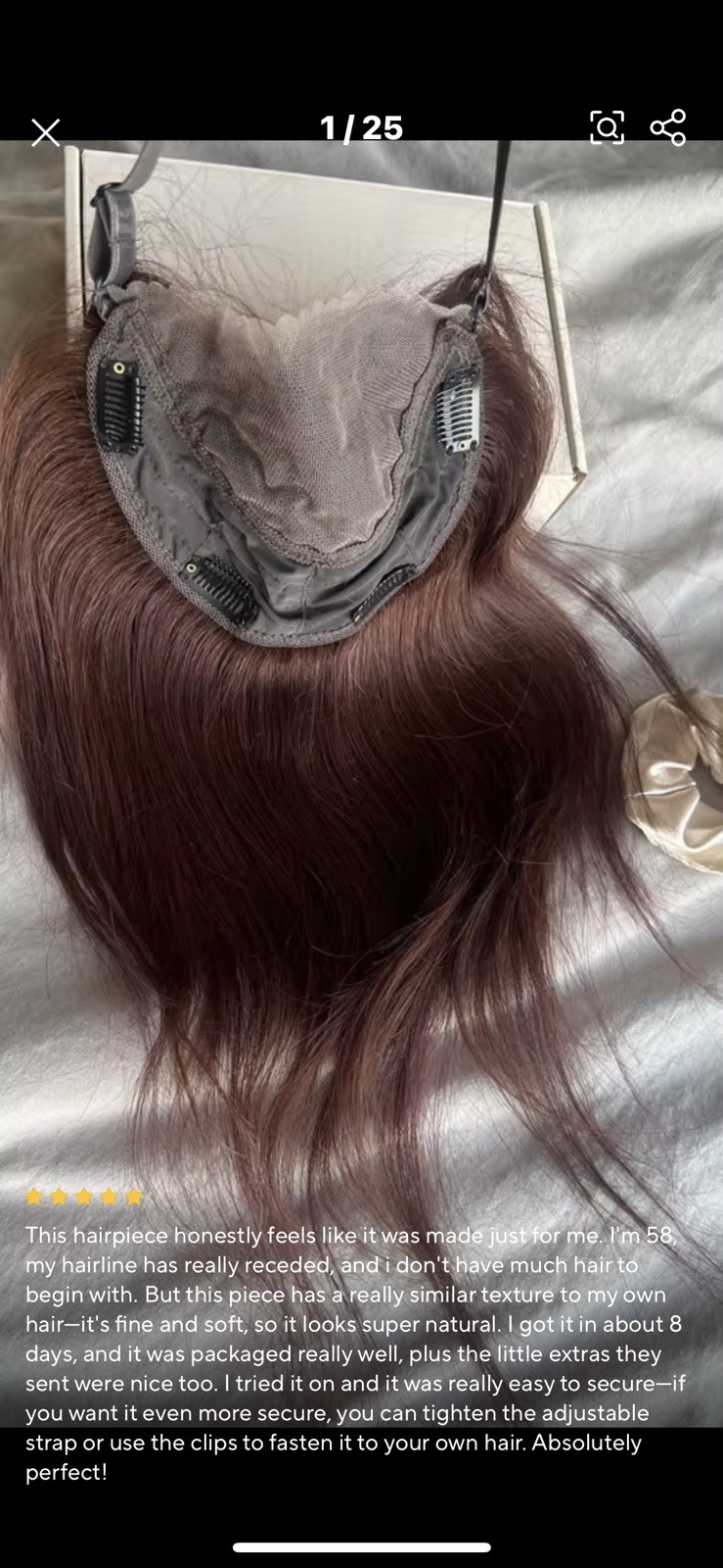 Real Human Hair Topper for Women HD Lace Front Hairpiece for High Forehead