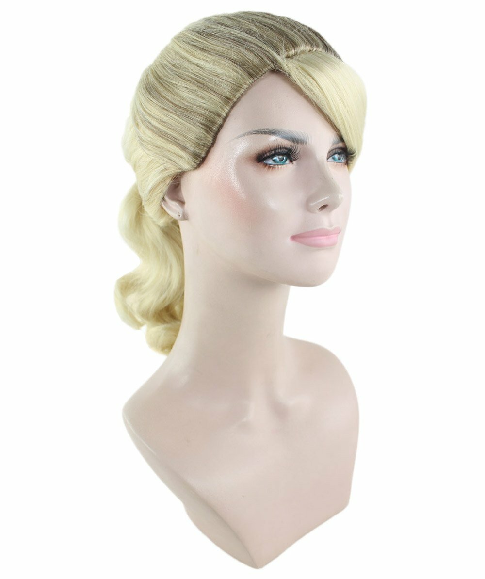 50’s Up Do Wig | Blonde Vintage Wig | Premium Breathable Capless Cap HW-1736
