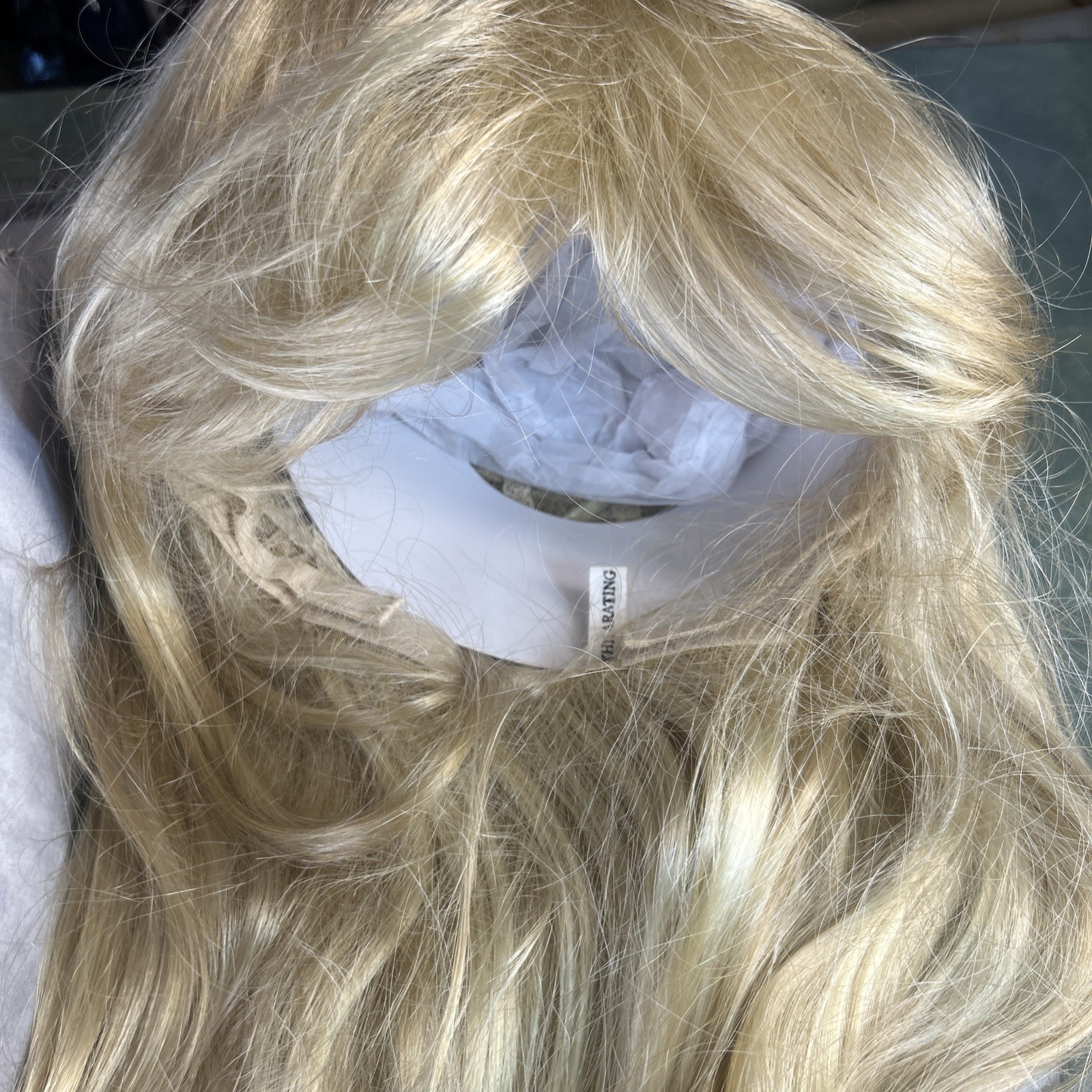 Statements Exhilarating Wig 26-613AT Blonde Bangs Average Sz TWC As Is Read