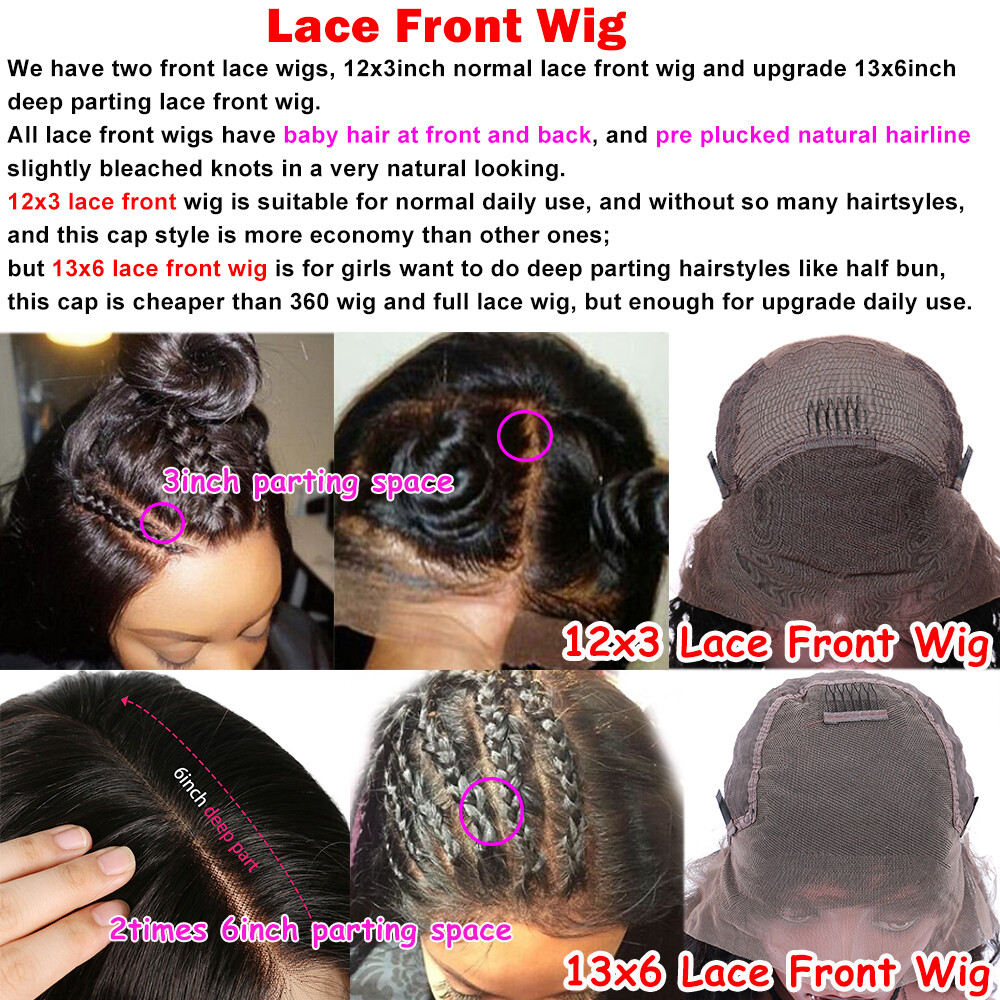 Kinky Curly Lace Front Wig 100 Real Malaysian Virgin Human Hair Wigs Baby Hair P