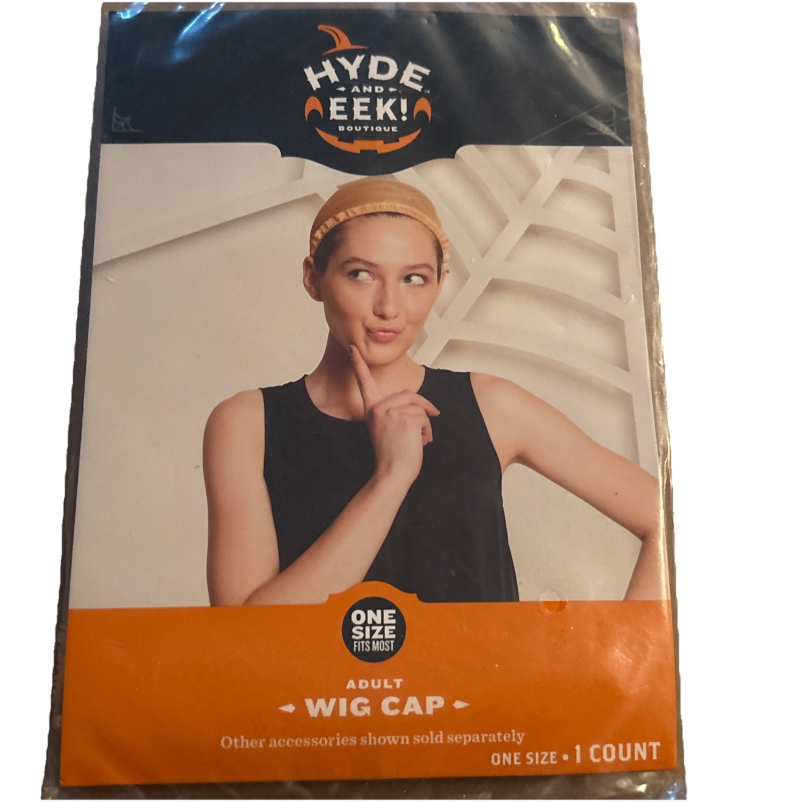 Hyde & Eek Boutique Halloween Adult Wig Cap One Size Fits Most NEW