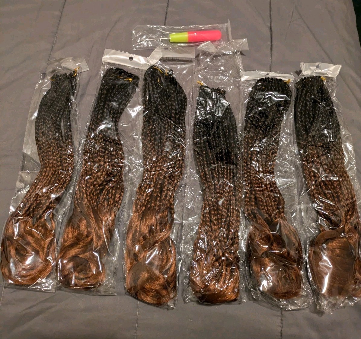 New French Curl Crochet Extensions T1B/30 14 Inches
