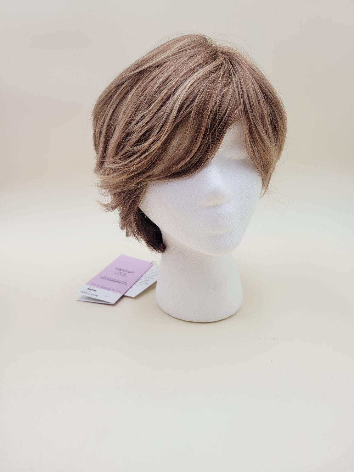 Paula Young Marin 100% Human Hair Wig 10/6/8 A Light Brown Highlights Average