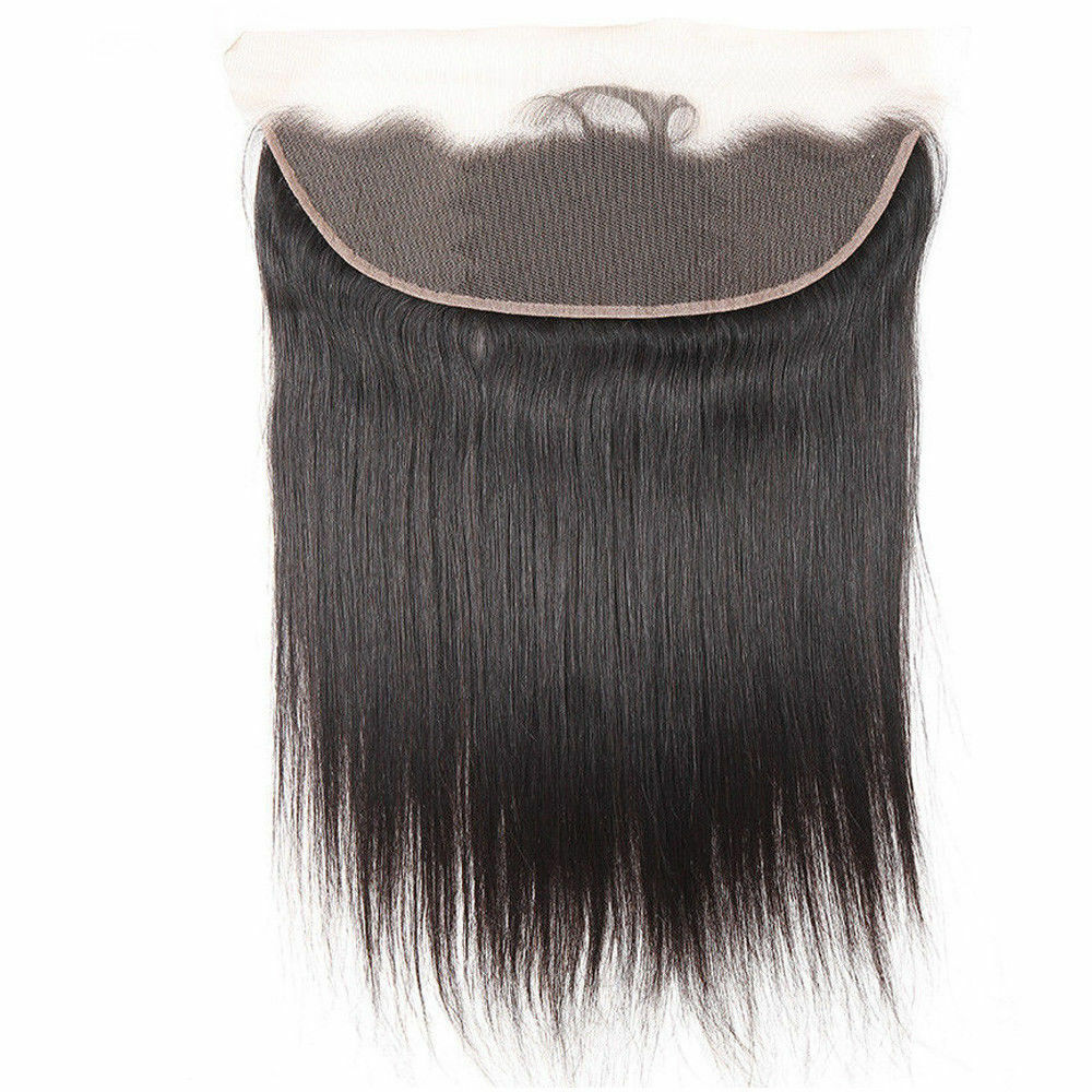 3 Bundles with Closure Frontal 100% Unprocessed Brazilian Virgin Human Hair USA