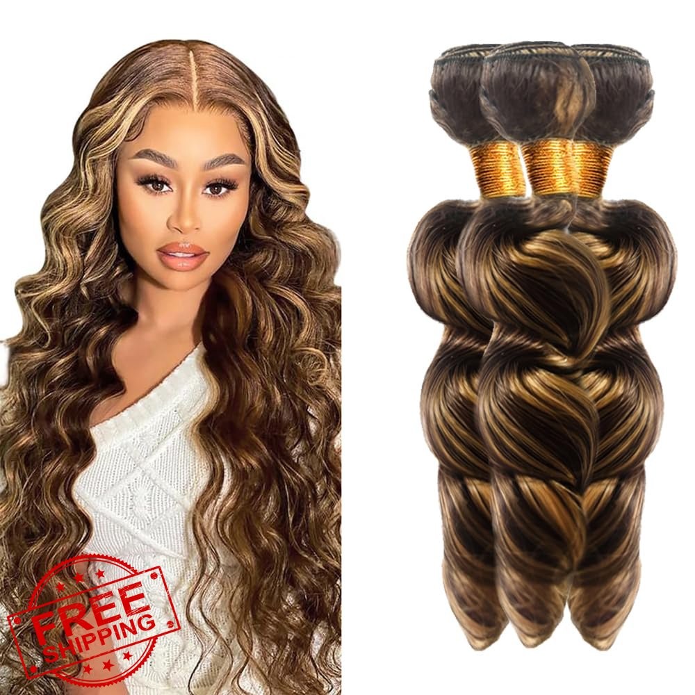 NerriHou P4/27 Blonde Bundles 22 24 26 Inch