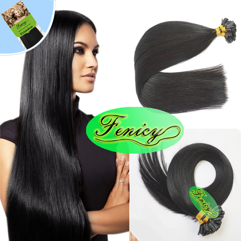 Pre Bonded Keratin Granules U Tip Remy Human Hair Extensions Highlight Blonde 1g