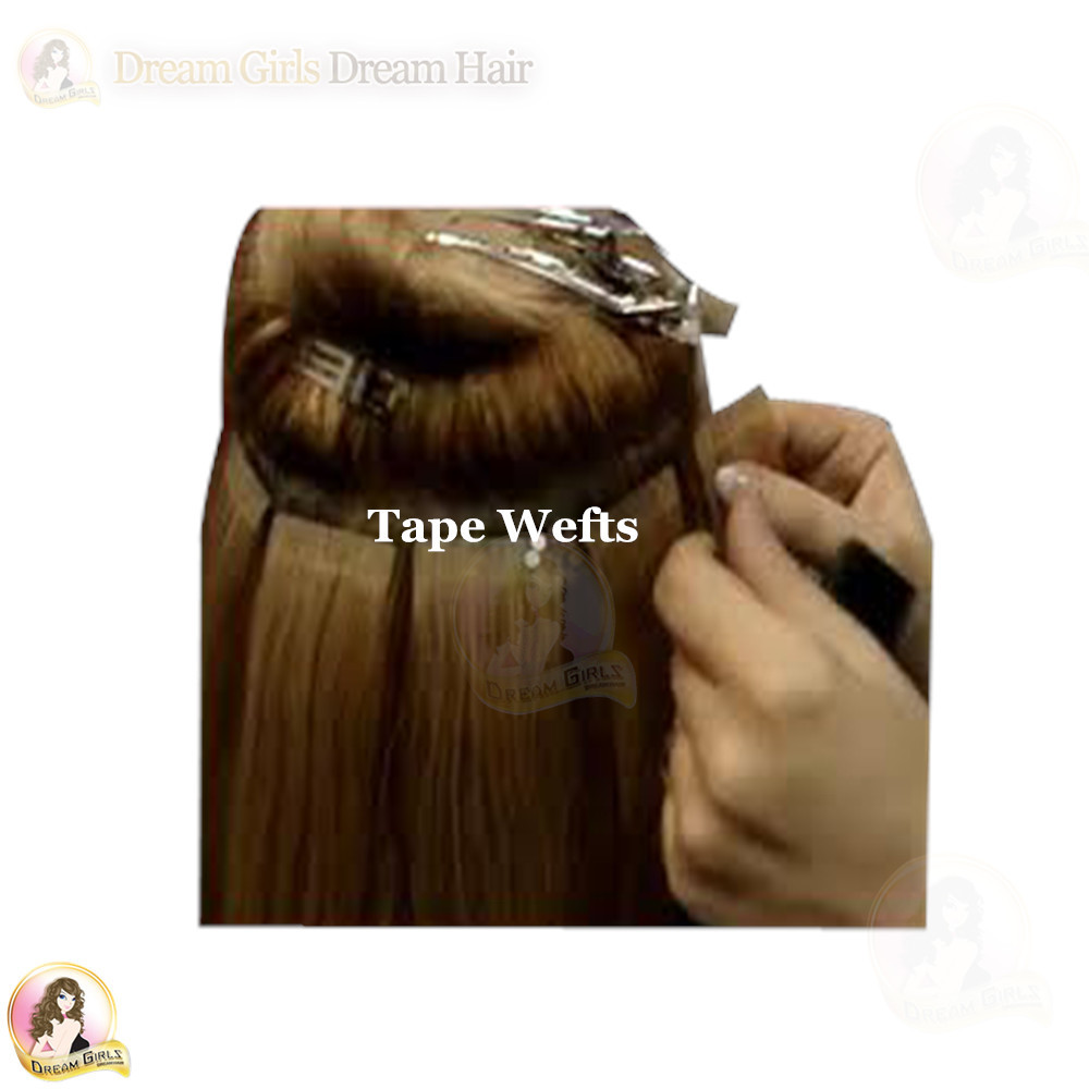 20” European Human Tapein Hair Extensions 20p Double Drawn #60 White Blonde 50g