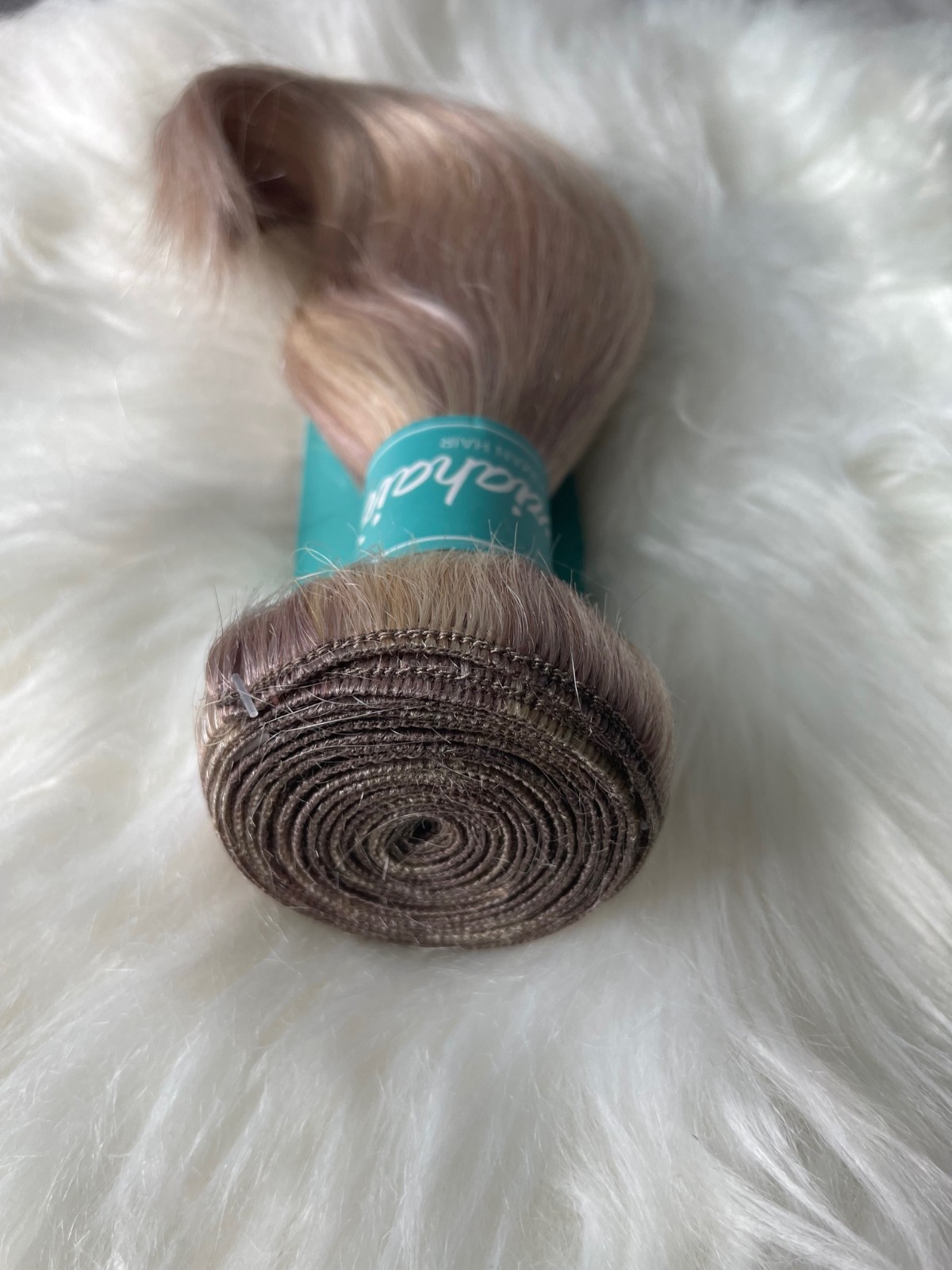Platinum Ash Blonde 613 Straight 8″ Human Hair 6 Bundles with 13×4 HD Closure
