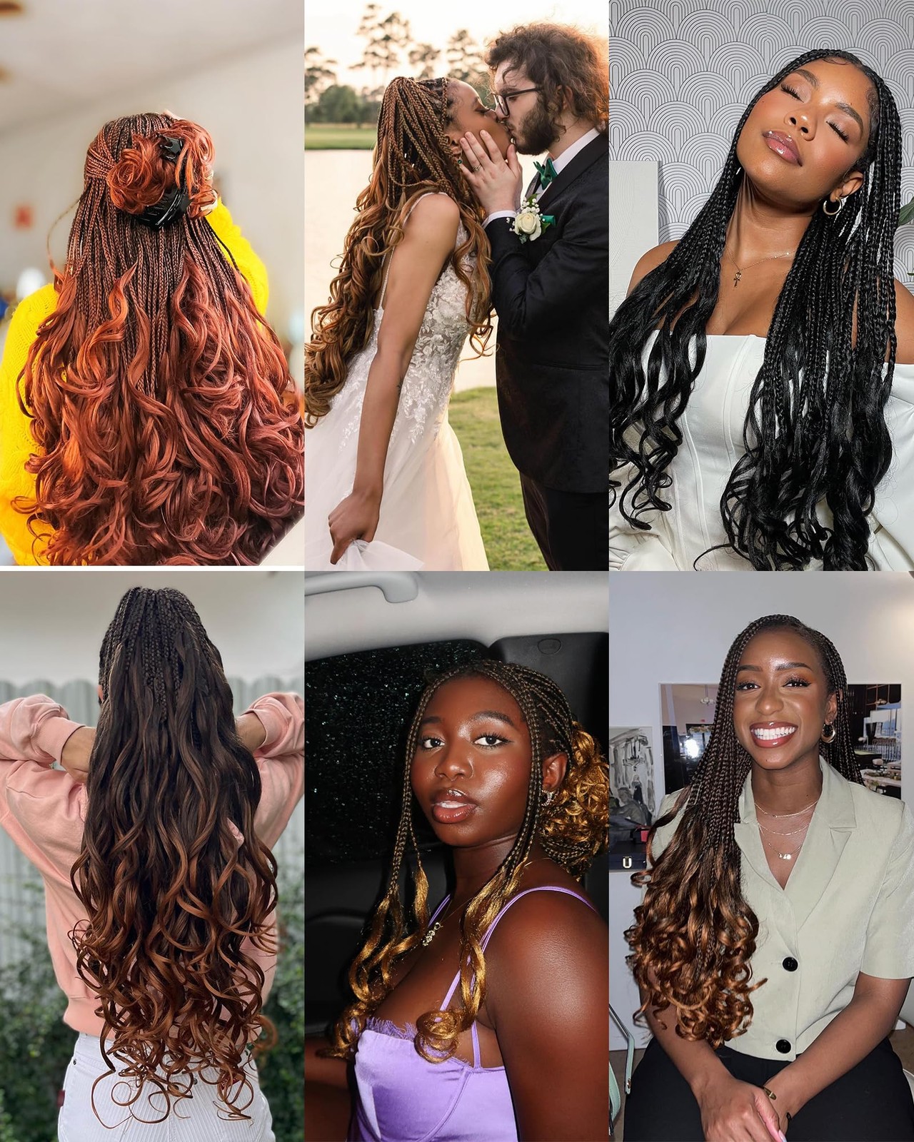 French Curl Braiding Hair 10 Inch Curly Pre Stretched 8 Packs Short Black