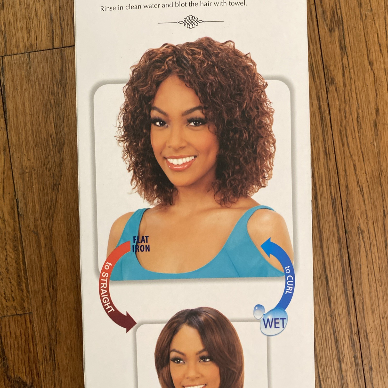NIB Moisture Remy Rain Indian 100% Human Hair Wet & Wavy 3PcShort Cut Loose Deep