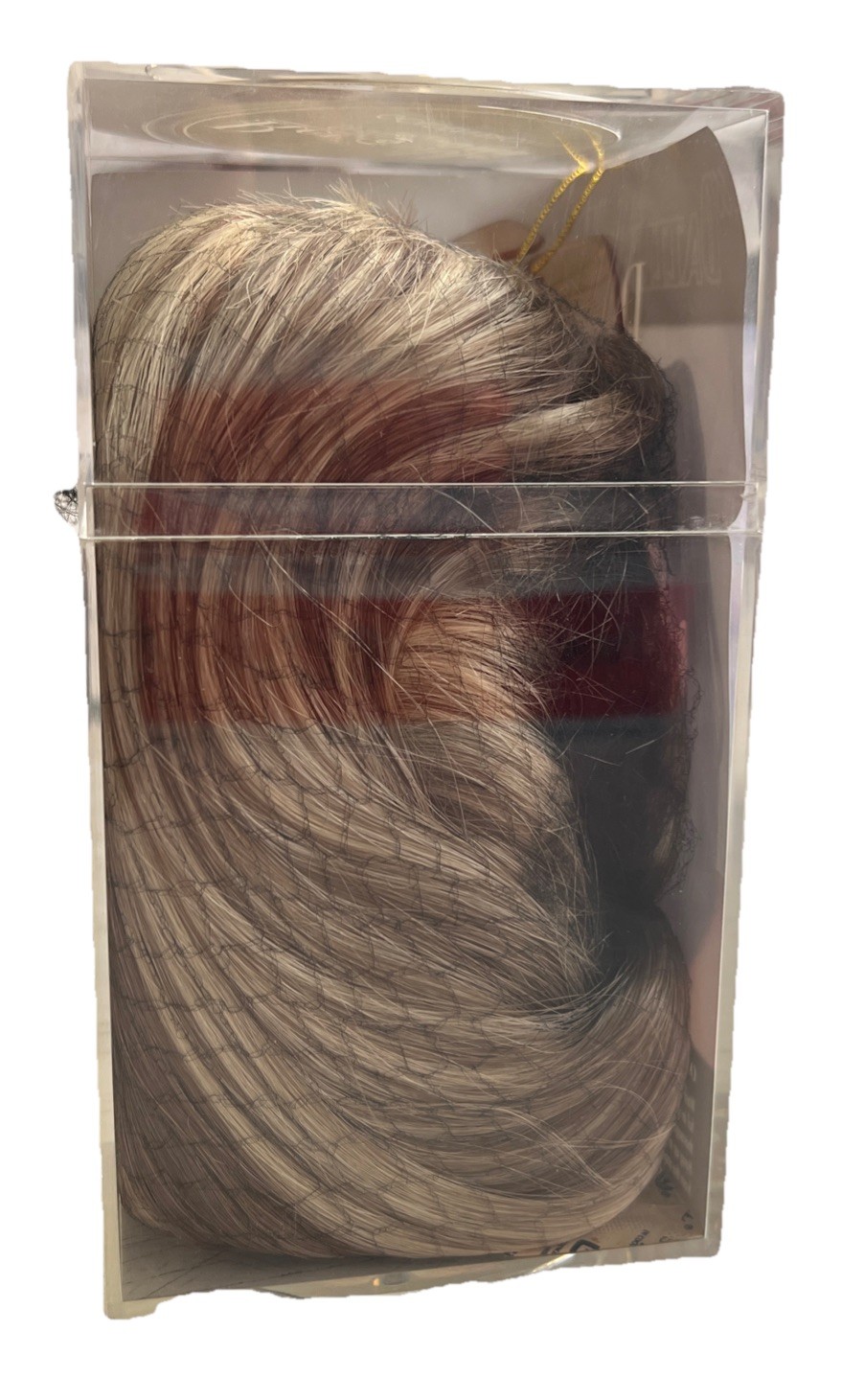 Reversible Shag Comb Wig By Pierre Light Blond W/HRR 15” Back Of Hair Attachment
