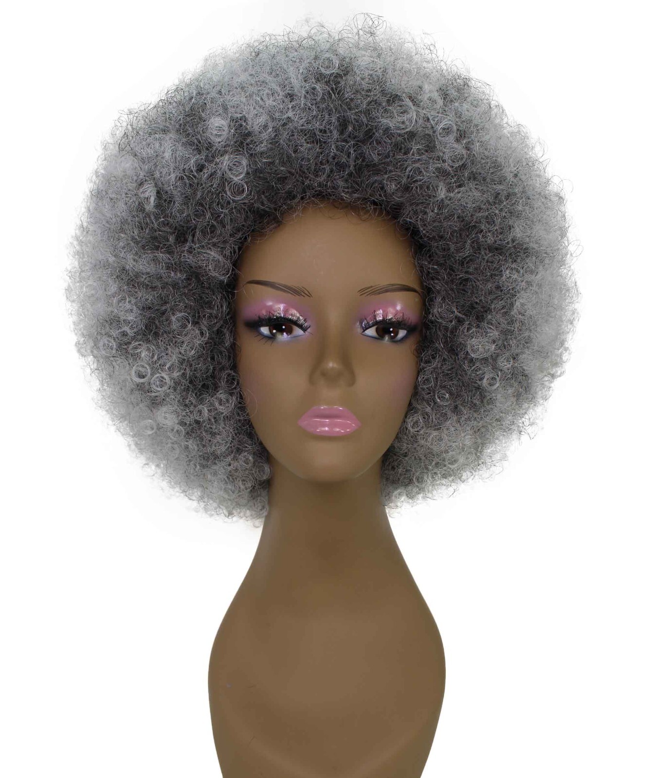 LUXLUXE Taylor Curly Afro 14″ Full Wig Full Cap Wig Heat Resistant Fiber BF-0004