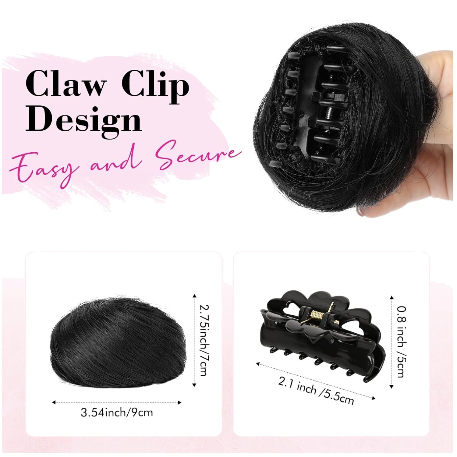 Tight & Comfy Mini Claw Clip Hair Pieces