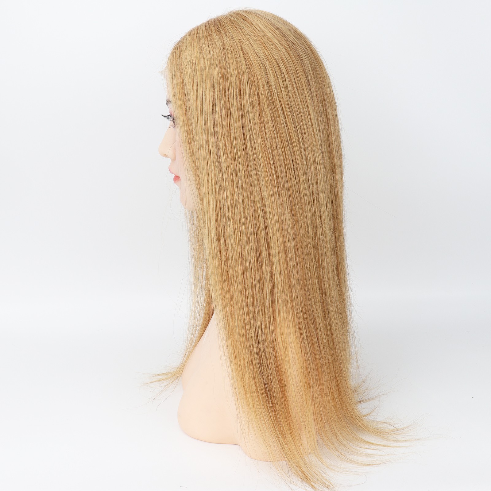 Lace Closure Topper #27 Honey Blonde Real Remy European Human Hair For Woman