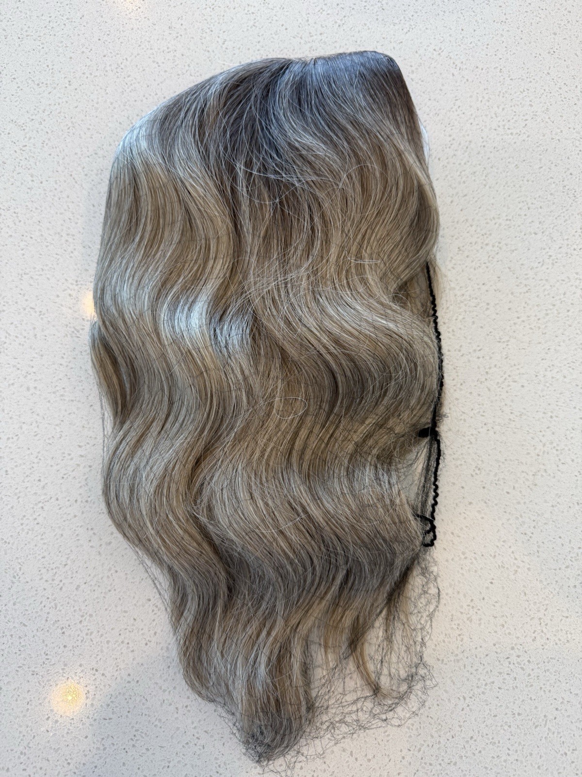 Ombre Brown Blonde Lace Front Synthetic Wig 13×4 Pre-Styled Natural Look 16 in
