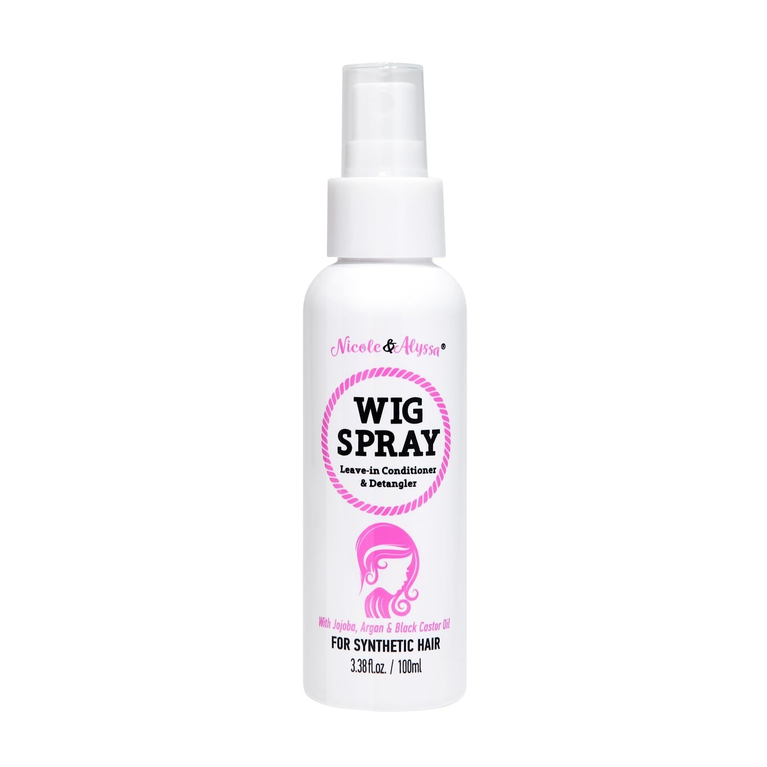 Moisturizing Wig Spray Leave-in Conditioner for Synthetic Hair Travel Size