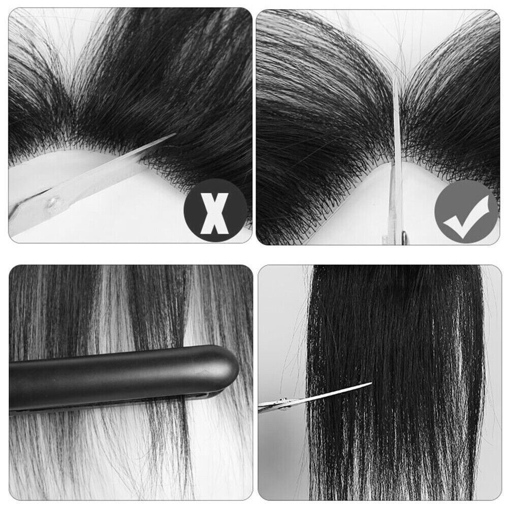 Front Men Toupee 100% Human Hair Piece Man Front Toupee Natural Hairline