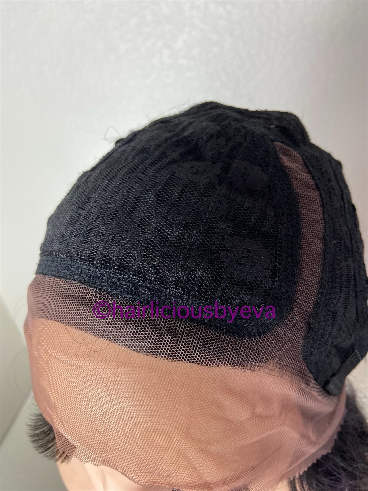 Blue Wig Ombré Black Lace Front Side Part Wavy Layered 20 Inch Long Heat Ok