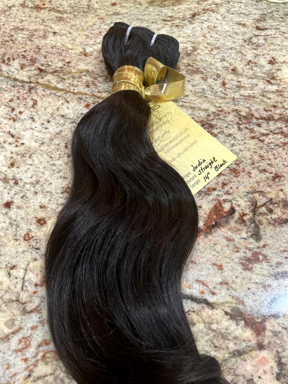 Authentic Raw Indian Straight Hair Extensions Natural Color
