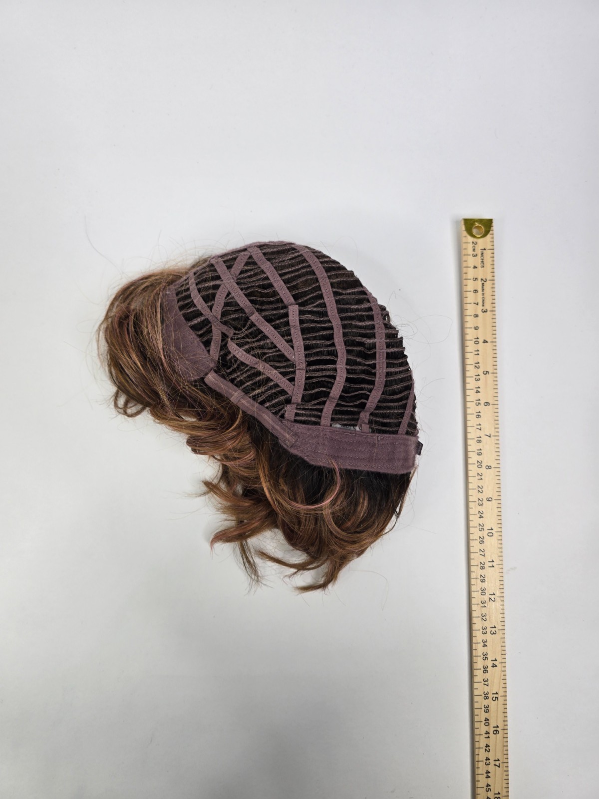 Elle Wille Stella Mono Part High Heat Hair Wig Short-Layered Cut Roasewood Brown