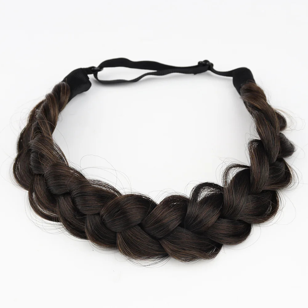 Synthetic Premium Adjustable Handmade Braided Elastic Band Hair Fashion Braiding