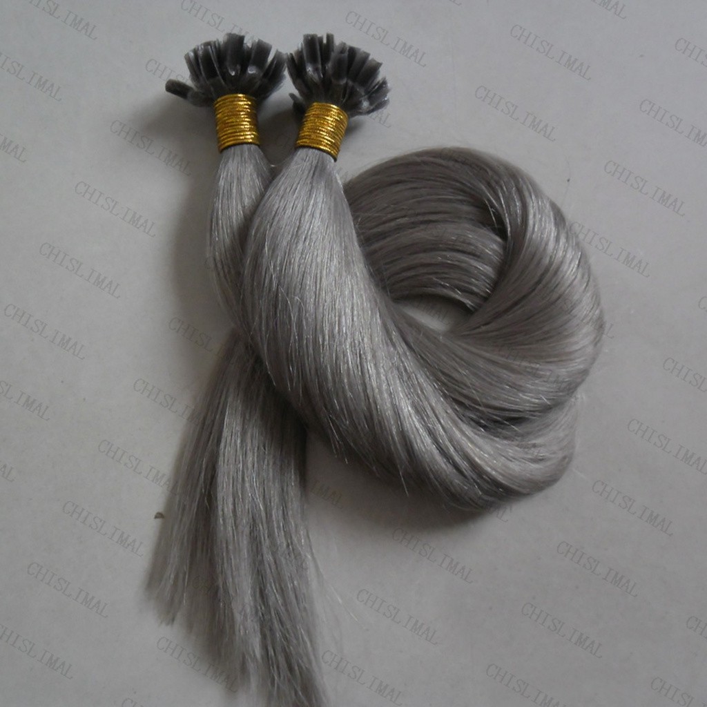 18-32Inch Blonde Keratin Pre Bonded Nail U Tip Glue Remy Human Hair Extensions