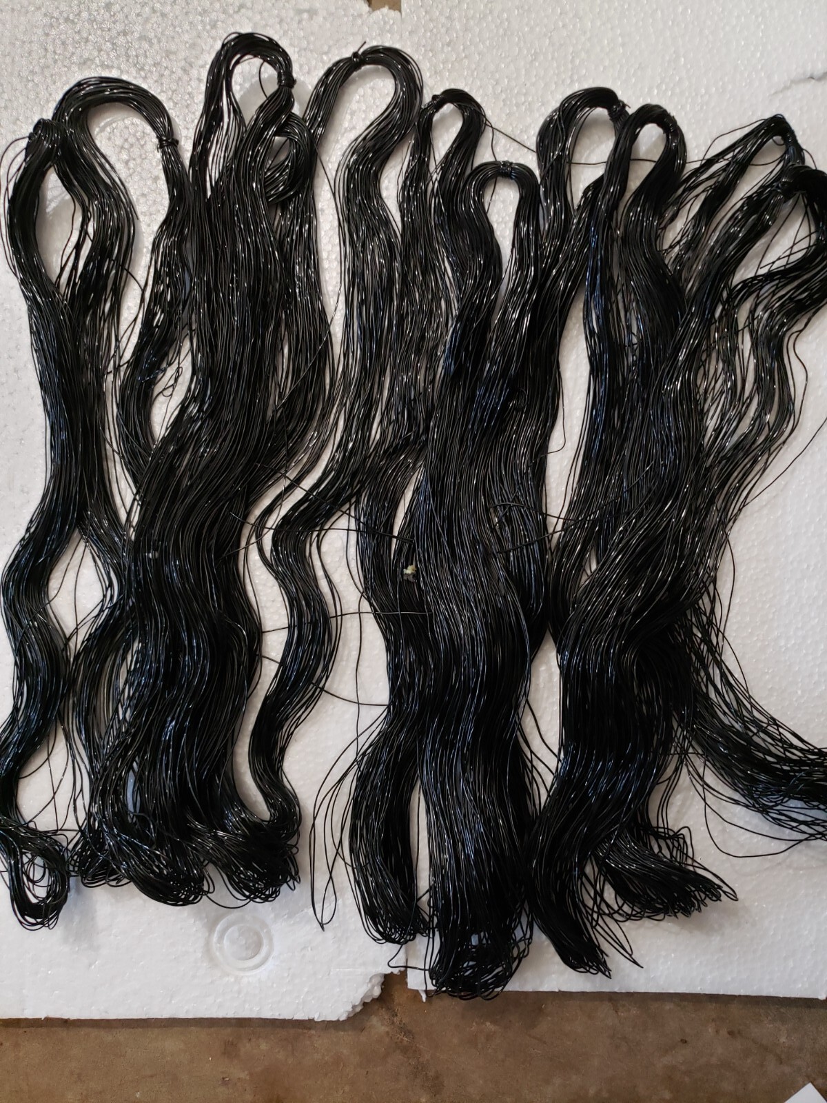 Set of 2: New African Rubber Hair Thread for Threading/Stretching Natural hair