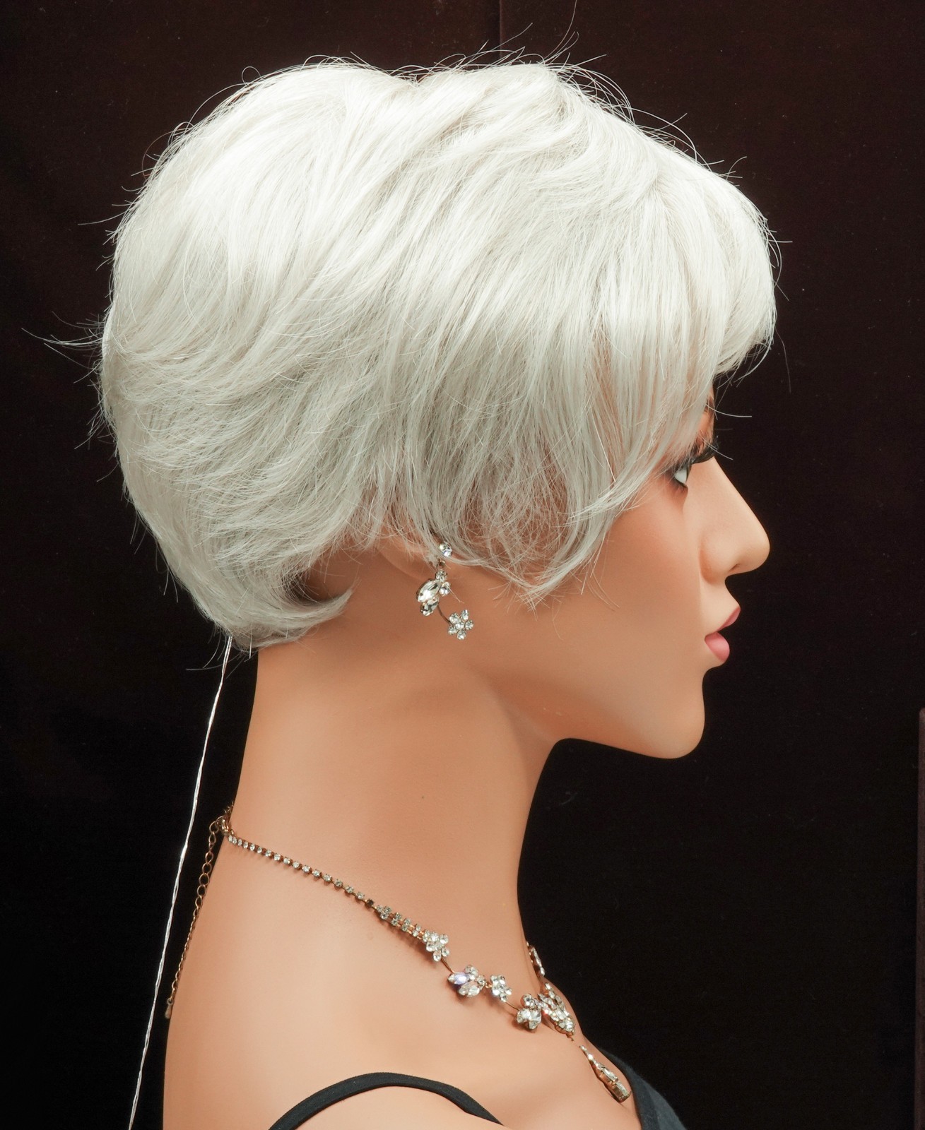 CARA 100 DELUXE Wig by ELLEN WILLE, 60 White Mix CLEARANCE Mono Top + Lace Front