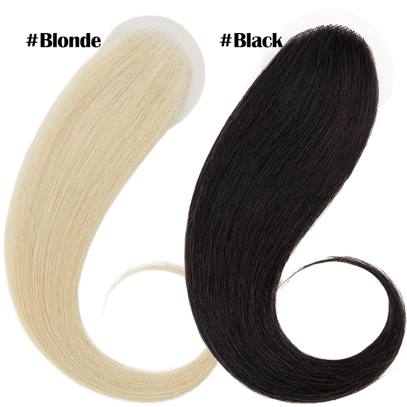 100% Human Hair Patch, Full Thin Skin Base Cover-up One Pieces for Hair Loss