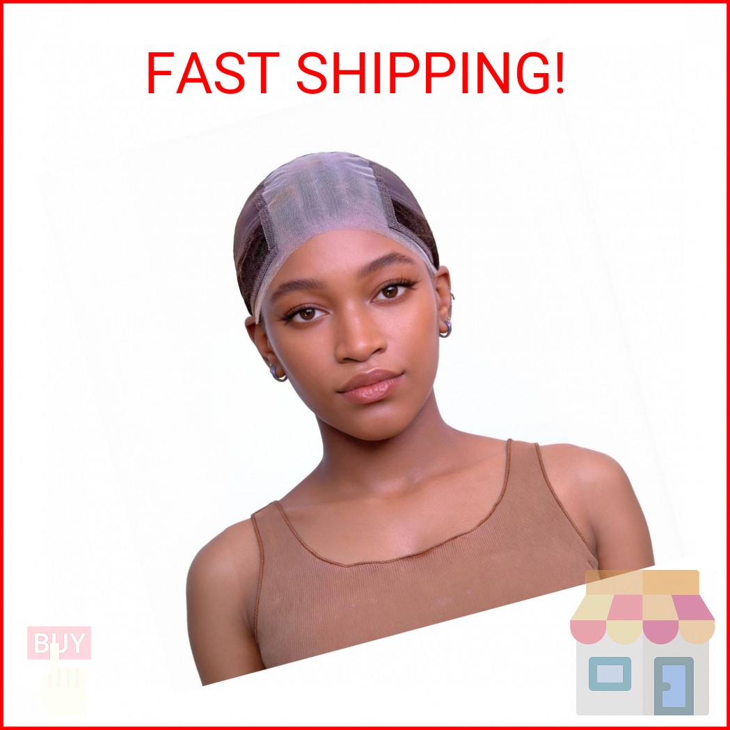 Lace Wig Grip Cap for Glueless Wig 4×5 Transparent Lace Reusable Wig Caps, Wig G