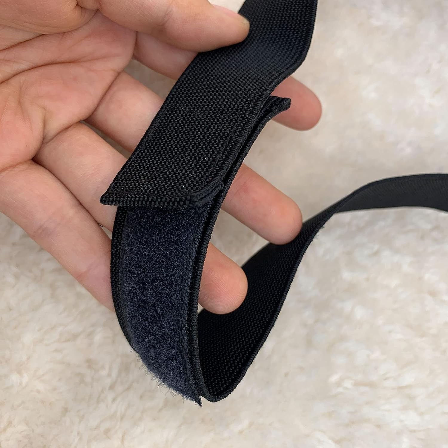 Must-Have Pack of 2 Wig Melting Elastic Bands – Adjustable in Classic Black