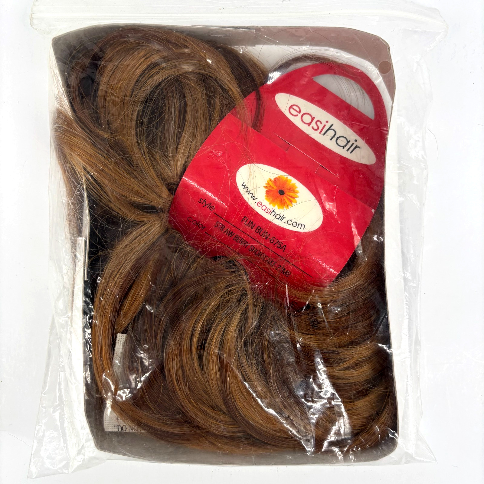 Easihair Hairpiece Jon Renau FUN BUN-676A STRAWBERRY SHORTCAKE-27MB New/Vintage