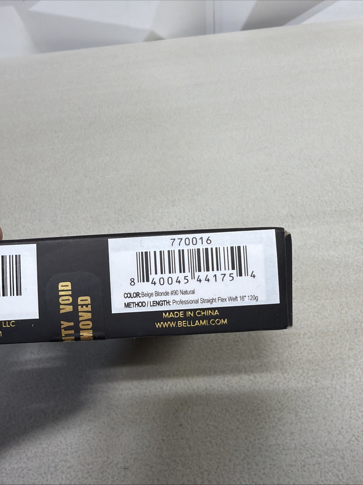 BELLAMI FLEX WEFT HAIR EXTENSIONS 16in Beige Blonde #90 – 120g