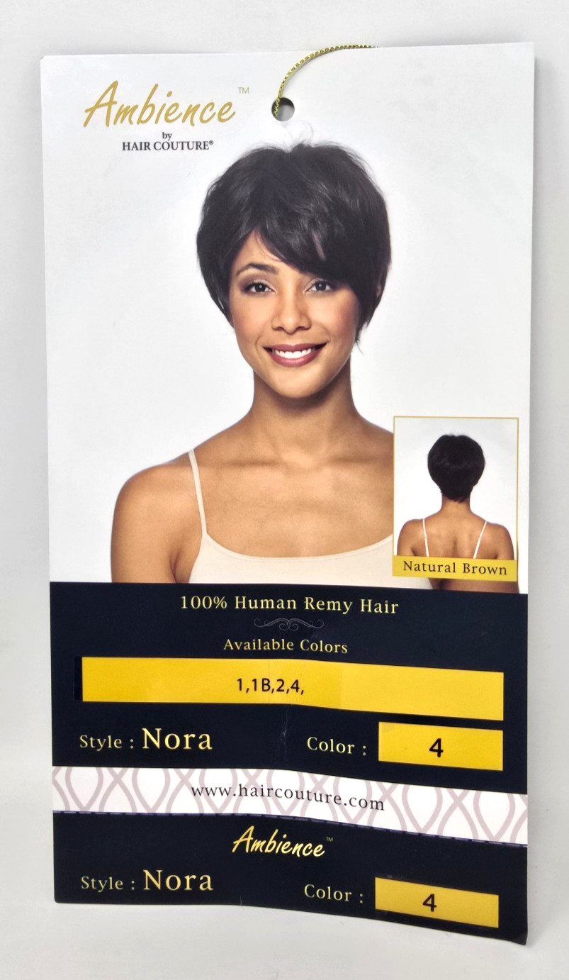 Ambience by Hair Couture – Luxuriant Wig Collection, Nora, Brown Human Remy Hair