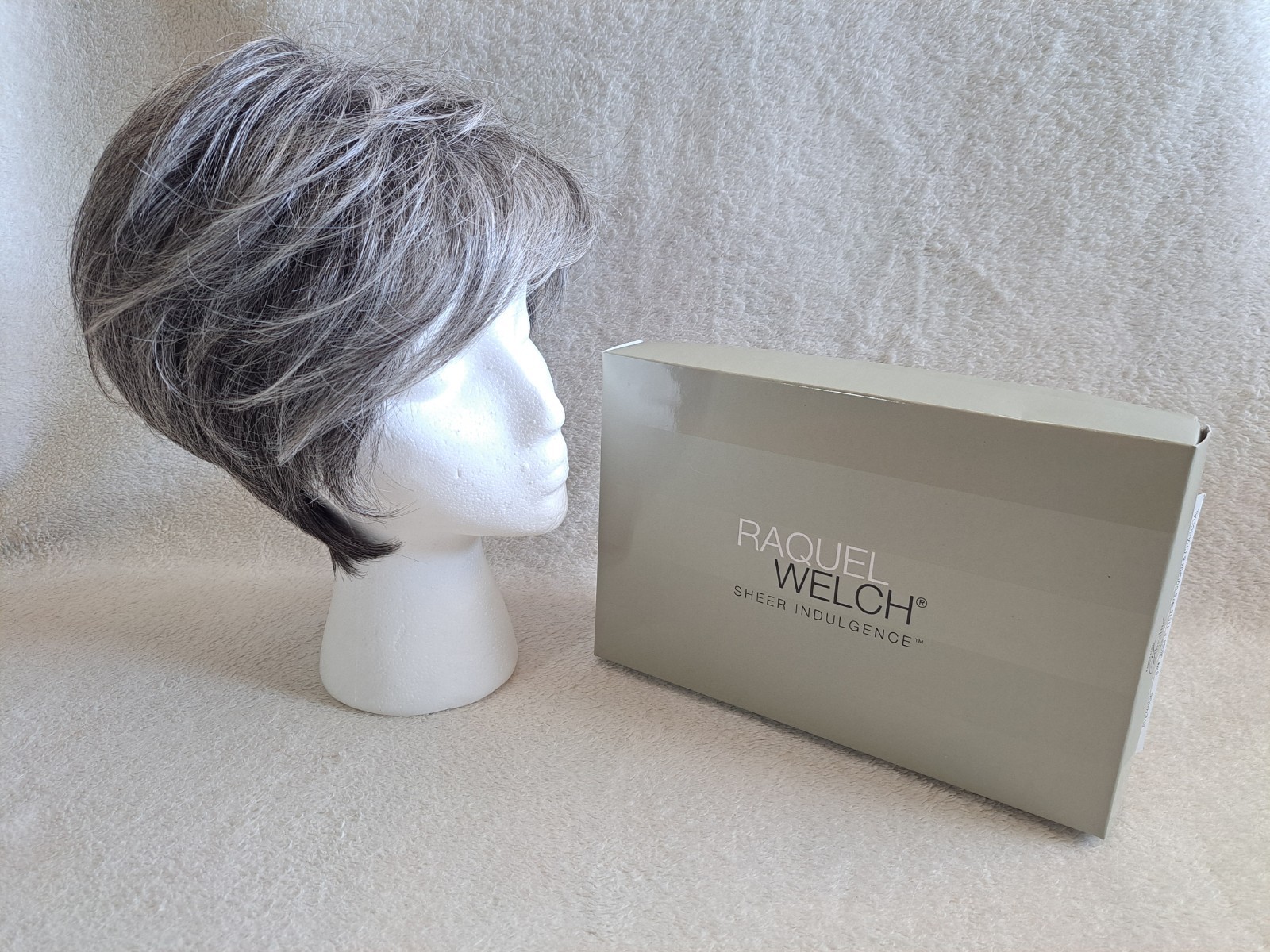 Raquel Welch Sheer Indulgence Wig RL511 Sugar & Charcoal Crowd Pleaser Hairuwear
